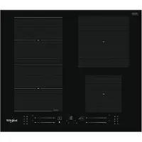 Whirlpool WF S4160 BF, Schwarz, Integriert, 59 cm, Zonen-Induktionskochfeld, Glaskeramik, 4 Zone(n)
