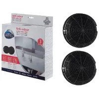 Haier KFC6916, Filter für Dunstabzugshaube, Schwarz, Karbon, 50 mm, 560 g, 15 cm