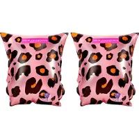 Draakjes en Boefjes Schwimmen Essentials Rosa Gold Panther Print Swim Straps - 2-6 Jahre