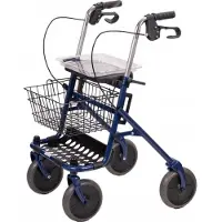 Antar Standard Rollator AT51013 mit Korb, Sitz und Ablage