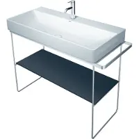 Duravit Glaseinleger DURASQUARE für Metallkonsole 003103/104 schwarz schwarz