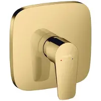 Hansgrohe Brausenmischer Talis E f UP Brausemischer polished gold optic Unterputz Fertigset