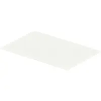 Duravit Glaseinleger DuraSquare 116,4x38cm, Sicherheitsglas, Weiß