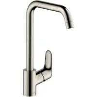Hansgrohe HG Spültischmischer 260 Focus M41 Eco 1jet edelstahl-optik