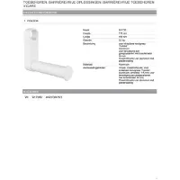 Villeroy & Boch V&B Papierrollenhalter Vicare Funktion 15x11,5cm, we, für Klappgriffe Funktion