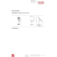 Emco Standspiegel PURE eckig, 132x148mm, 3-fach, randlos chrom