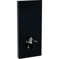 Geberit 131.031.SJ.6, Schwarz, Chrom, 505 mm, 106 mm, 1140 mm