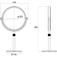 Emco 109400121 Kosmetikspiegel pure 00121