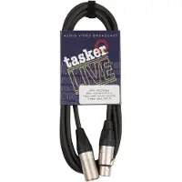 Tasker Tas-1mf128zw03 Xlr 3-poliges M-f Lautsprecherkabel 3 M