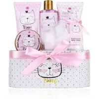 Accentra Princess Kitty glitter basket gift set
