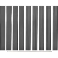 vidaXL Ersatz-Zaunbretter 9 Stk. WPC 170 cm Grau