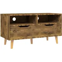 vidaXL TV-Schrank Räuchereiche 90x40x48,5 cm Holzwerkstoff