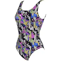 Arena Women's Bodylift Swimsuit Carolina U Bac Black Multi Größe: 38 | Badeanzüge Outlet | Damen | Schwarz