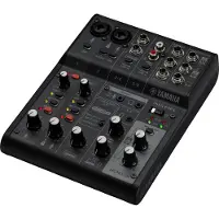 Yamaha AG06 MK2 6-Kanal-Mischpult mit USB-Interface schwarz