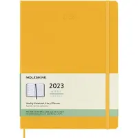 Moleskine Wochen-Notizkalender 2023 598852875 orangengelb, 1W/S, HC, XL