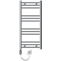 ECD-Germany ECD Germany Badheizkörper Elektrisch 400 x 800 mm mit Heizstab 300W Chrom