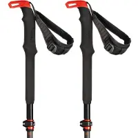 Atomic Bct Mountaineering Carbon Sqs Poles Rot,Grau 115-135 cm