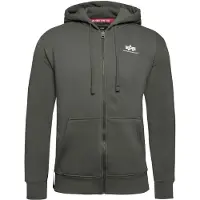 Alpha industries Basic Zip-Hoodie Herren Baumwolle grün, 3XL