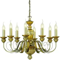 Dmora Firenze Sp8 Oro Antico Hanging Lamp Golden