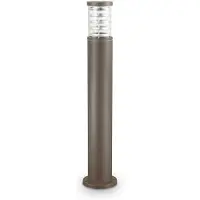 Ideal Lux Moderne Stehlampe für draußen Aluminium Kaffee 1 Licht E27 H80Cm