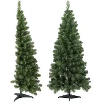 Dmora Weihnachtsbaum 180 cm Aosta, Künstliche Kiefer, Realistischer Baum, Tannenbaum, 60x88 h180 cm, Grün