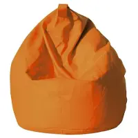Talamo Italia Eleganter Sitzsack, orange Farbe, Maße 80 x 120 x 80 cm