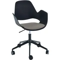 Houe Bürostuhl FALK Aluminium schwarz beige