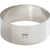 Decora Tortenrand Edelstahl rund 16x6cm