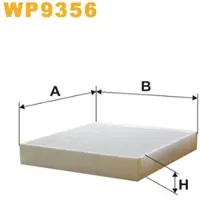 WIX FILTERS Filter, Innenraumluft WP9356