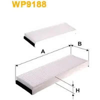 WIX FILTERS Filter, Innenraumluft WP9188