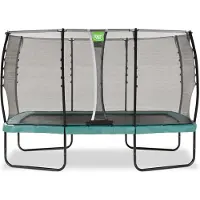 Exit Allure Classic Trampolin 214x366cm, auf Beinen, Rechteckig, Grün