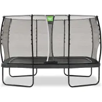 Exit Allure Classic Trampolin 214x366cm, auf Beinen, Rechteckig, Schwarz