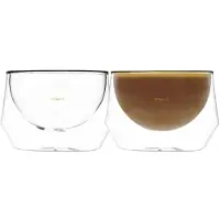 Kruve Imagine Set aus zwei Gläsern für Milchgetränke 250 ml