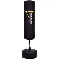 Avento Boxsack Reflex Standard Aufblasbar Schwarz/Gelb