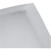 Cinderella Boxspring / Wasserbett Spannbettlaken Hellgrau (Baumwolle)-180 x 200 cm