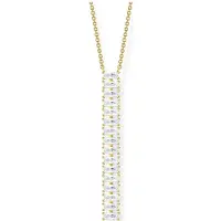 Thomas Sabo Halskette Weisse Steine Gold