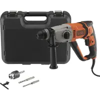 Black & Decker BEHS02K-QS, Handbohrmaschine, SDS Plus, Grau, Orange, 1200 RPM, AC, 230 V