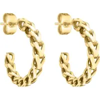 Liebeskind berlin Damen-Creolen Edelstahl LIEBESKIND Berlin Gold