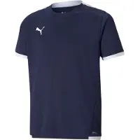 Puma Teamliga Trikot Kurzarm Kinder - Marine / Weiß