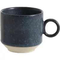 Nordal Körnige Espressotassen dunkelblau - 4er-Set