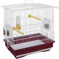 Ferplast Giusy Rot und Weiß Vogelkäfig