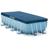 Intex 28037 Abdeckplane rechteckig Vinyl blau 400 x 200 x 20 cm Pool