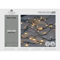 Annas collection Weihnachtsbeleuchtung Premium LED 480 LED / 48m warmweiß mit Zeitschaltuhr (wit)