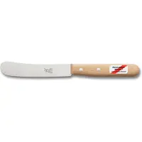 Robert Herder Frühstücksmesser Butter Buckels rostfreier Stahl, Buche, Buckelsmesser