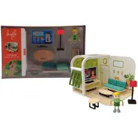 Jouéco Holz Puppenhaus Wohnzimmer Spielset - Lernspielzeug