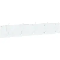 Jax Design | Garderobe Factory 10 Haken Weiß Metall 10x12x70 cm | NADUVI