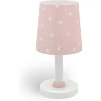 DALBER Kinderzimmer-Tischlampe Star Light zartes Rosa