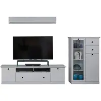 Ebuy24 Brax TV Tisch Aufstellung D, weiss.