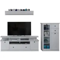 Ebuy24 Brax TV Tisch Aufstellung F, weiss.
