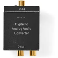 Nedis Digitaler Koaxial-/toslink-zu-analog-cinch-/audio-konverter Integrierter Verstärker 3.5 Mm
